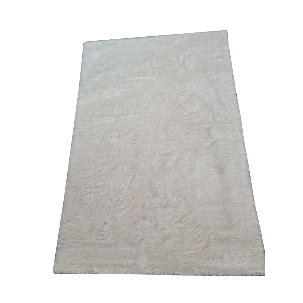 Vloerkleed Long Shaggy - White ( 80 x 150 cm )