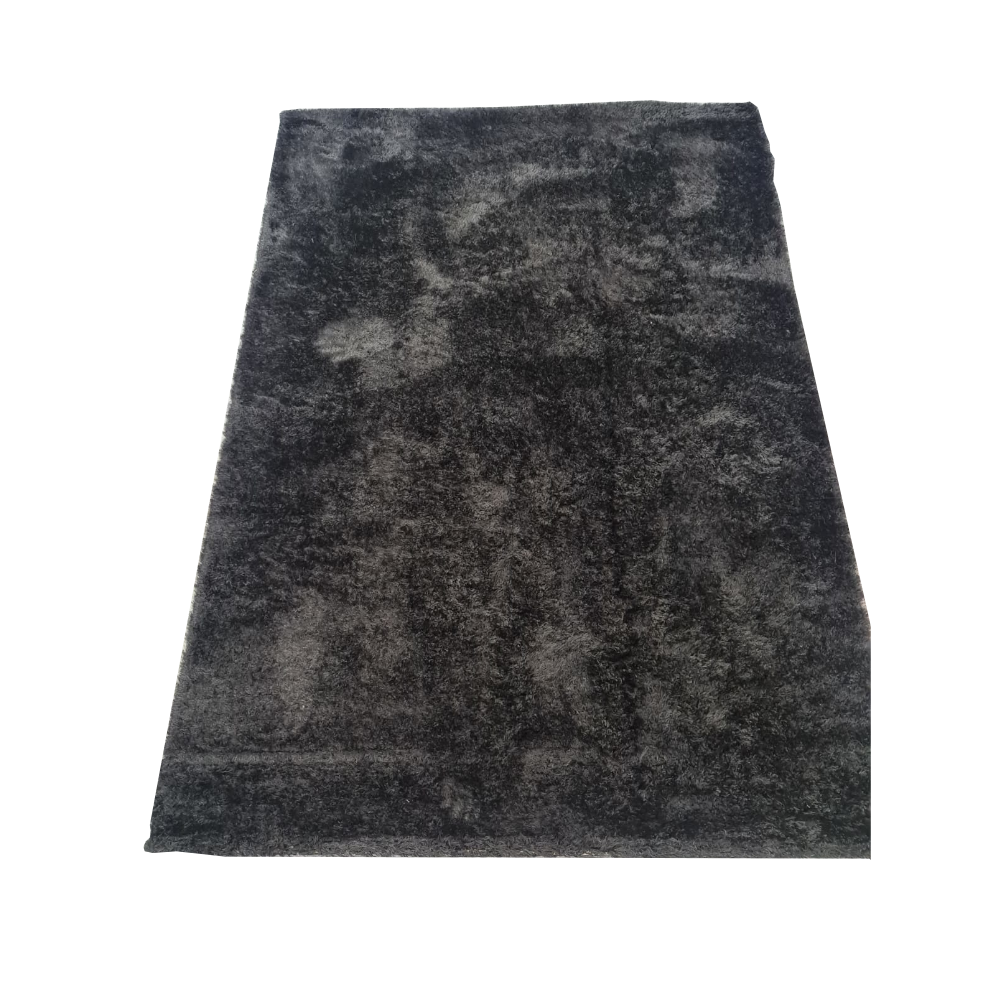 Vloerkleed Long Shaggy - Black ( 200 x 290 cm )