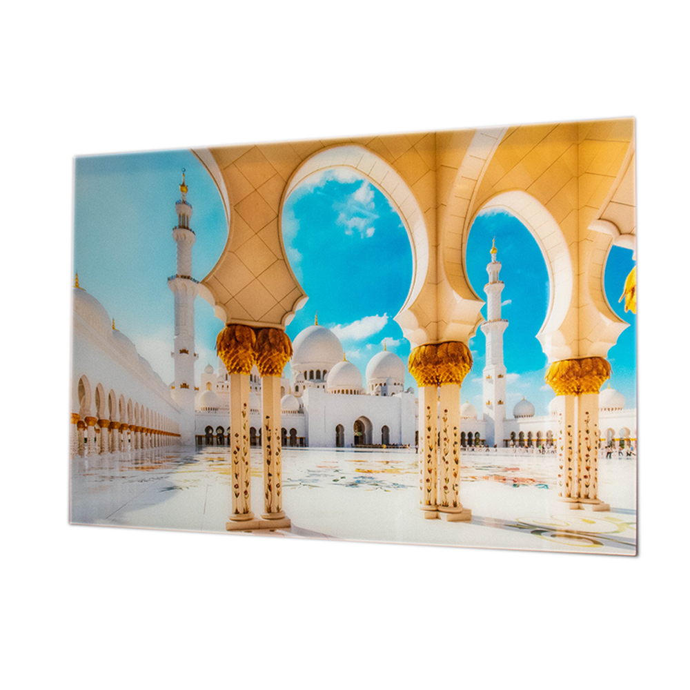 Abu Dhabi - Art Glasschilderij - Bazaaronline wonen