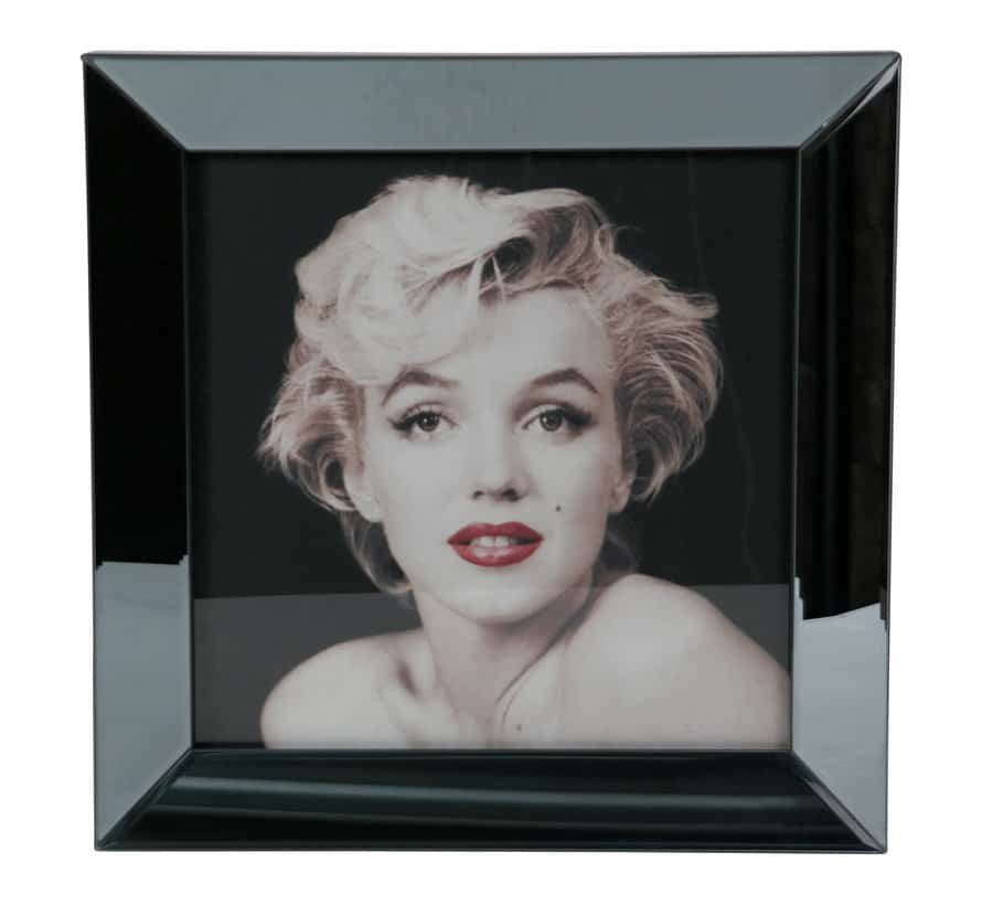 Spiegellijst Marilyn Monroe Glamour Pose - Zilver