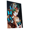 Vlinder vrouw- Art Glasschilderij - Bazaaronline wonen
